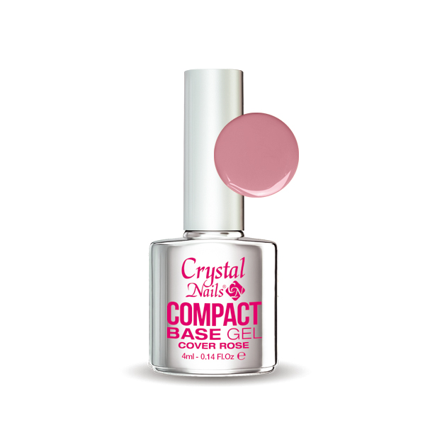 Crystal Nails - Compact Base Gel Cover Rose - 4ml