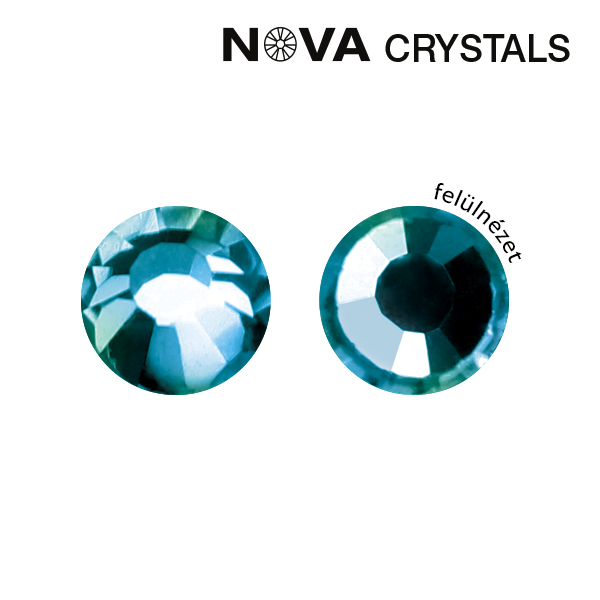 Crystal Nails - NOVA Crystals Strasszkő - Aquamarine AB SS3 - (1,4 mm)