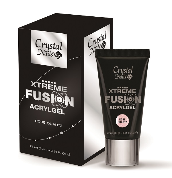 Crystal Nails - Xtreme Fusion AcrylGel Rose Quartz - 30g