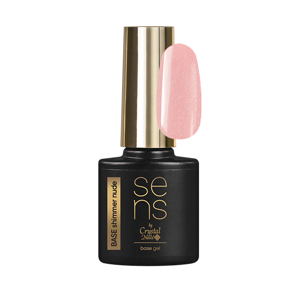 Sens by Crystal Nails - SENS BASE gel - SHIMMER NUDE 4ml