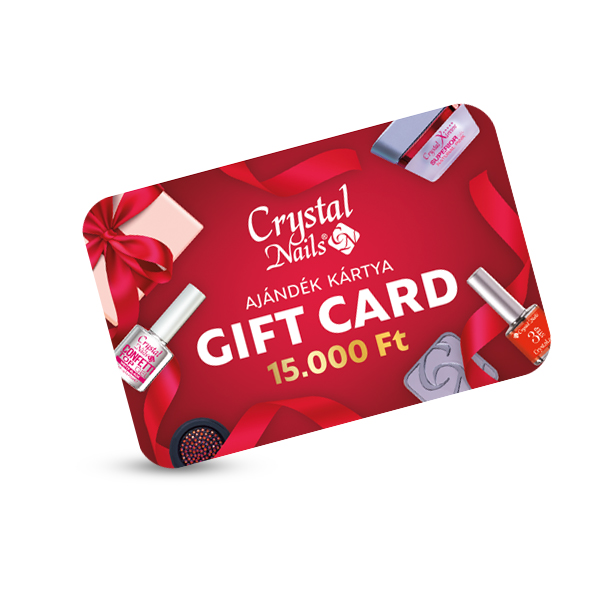 Crystal Nails - Crystal Nails Gift Card - Vásárlási utalvány 15.000 Ft értékben