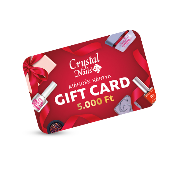 Crystal Nails - Crystal Nails Gift Card - Vásárlási utalvány 5.000 Ft értékben