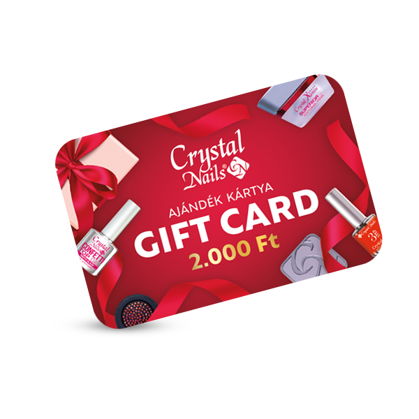 Crystal Nails - Crystal Nails Gift Card - Vásárlási utalvány 2.000 Ft értékben