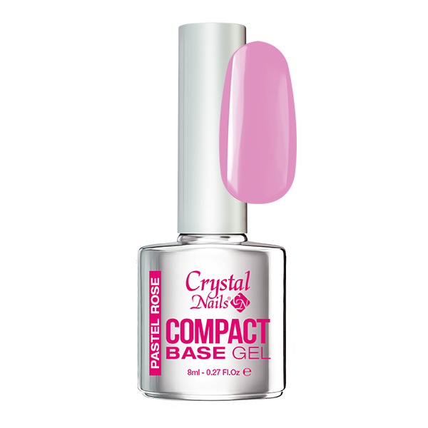 Crystal Nails - Compact Base Gel PASTEL ROSE - 8ml