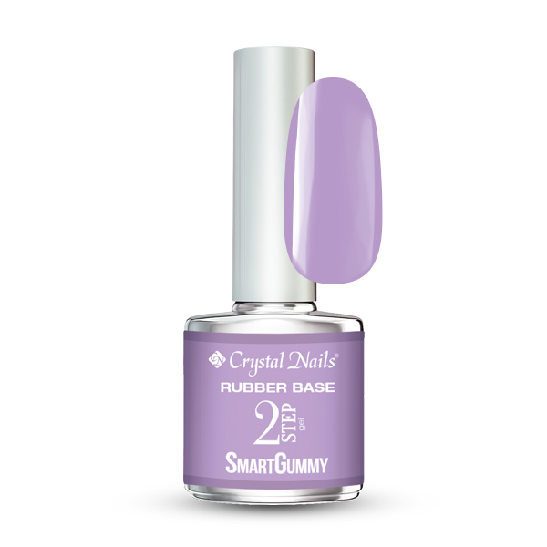Crystal Nails - 2S SmartGummy Rubber base gel - Nr23 Pastel Lilac 8ml