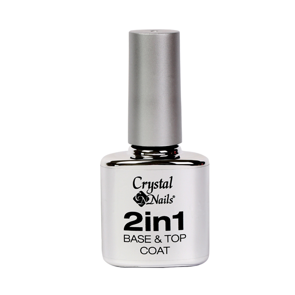 Crystal Nails - 2in1 - Alapozó és fedőlakk egyben - 13ml