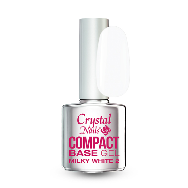 Crystal Nails - Compact Base gel Milky white 2 - 4ml