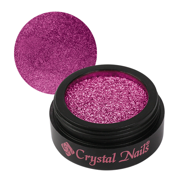 Crystal Nails - ChroMirror króm pigmentpor - Princess Pink