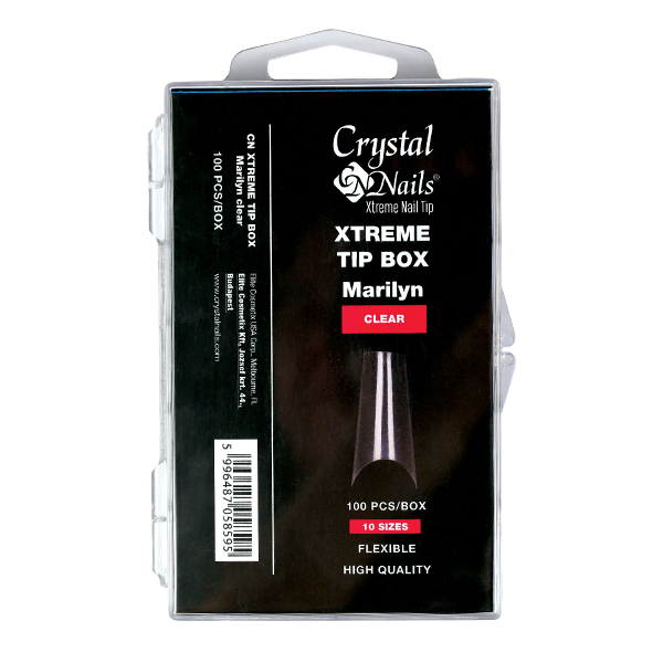 Crystal Nails - Xtreme Tip Box - Marilyn Clear