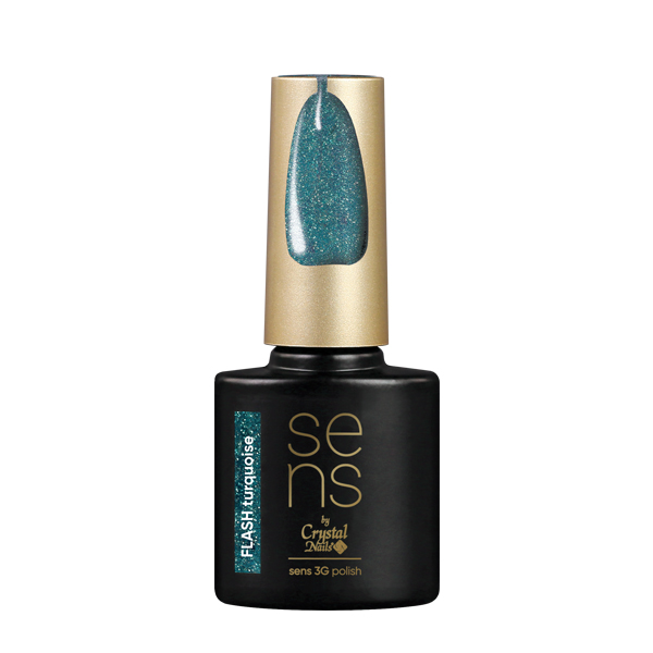 Sens by Crystal Nails - SENS 3G polish - Flash turquoise 4ml