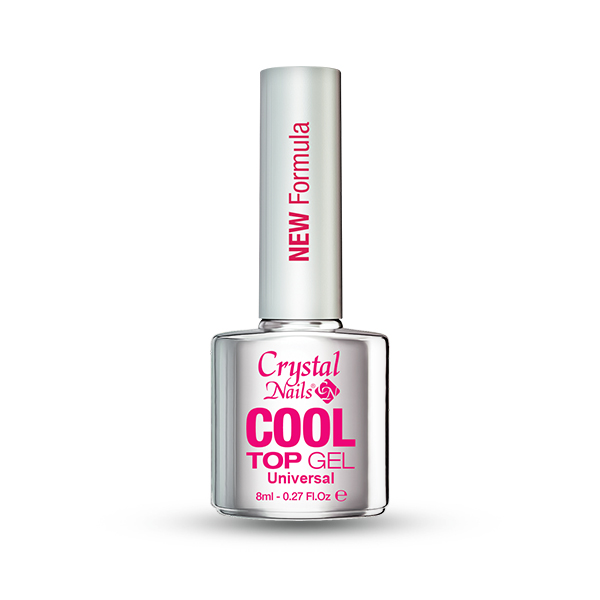 Crystal Nails - Cool Top Gel Universal - New Formula 8ml