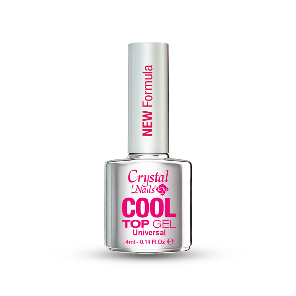 Crystal Nails - Cool Top Gel Universal - New Formula 4ml