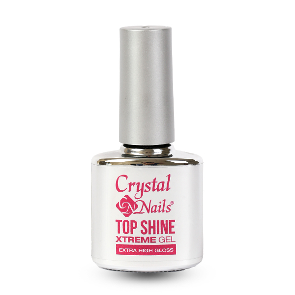 Crystal Nails - Xtreme Top Shine átlátszó fényzselé (Clear) - 13ml