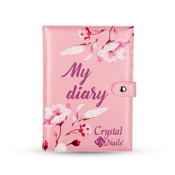 Crystal Nails - Crystal Nails naptárborító - Rózsaszín virágos (Limitált)