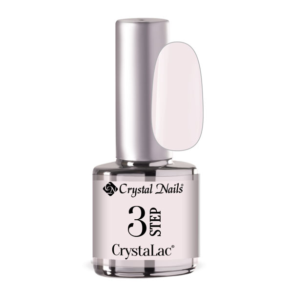 Crystal Nails - 3 STEP CrystaLac - Mega White (4ml)