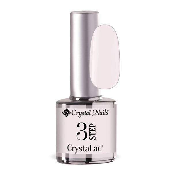Crystal Nails - 3 STEP CrystaLac - Mega White (8ml)