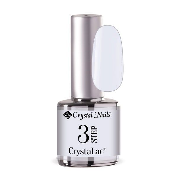 Crystal Nails - 3 STEP CrystaLac - Icy White (4ml)
