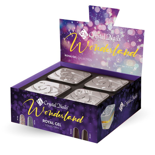 Crystal Nails - Wonderland Royal Gel készlet (4x4,5ml)