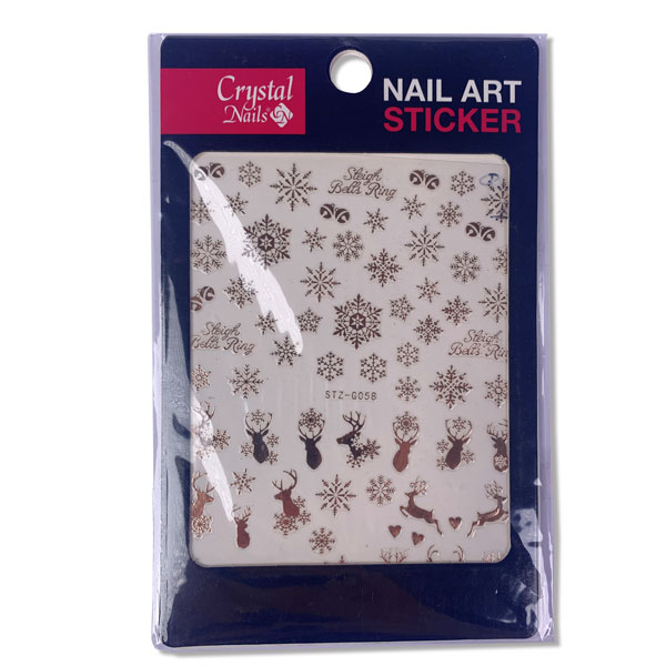 Crystal Nails - CN köröm matrica (STZ-G058) - téli erdő
