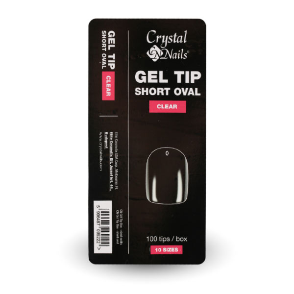 Crystal Nails - Gel Tip Box - rövid ovális