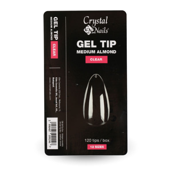 Crystal Nails - Gel Tip Box - közepes mandula