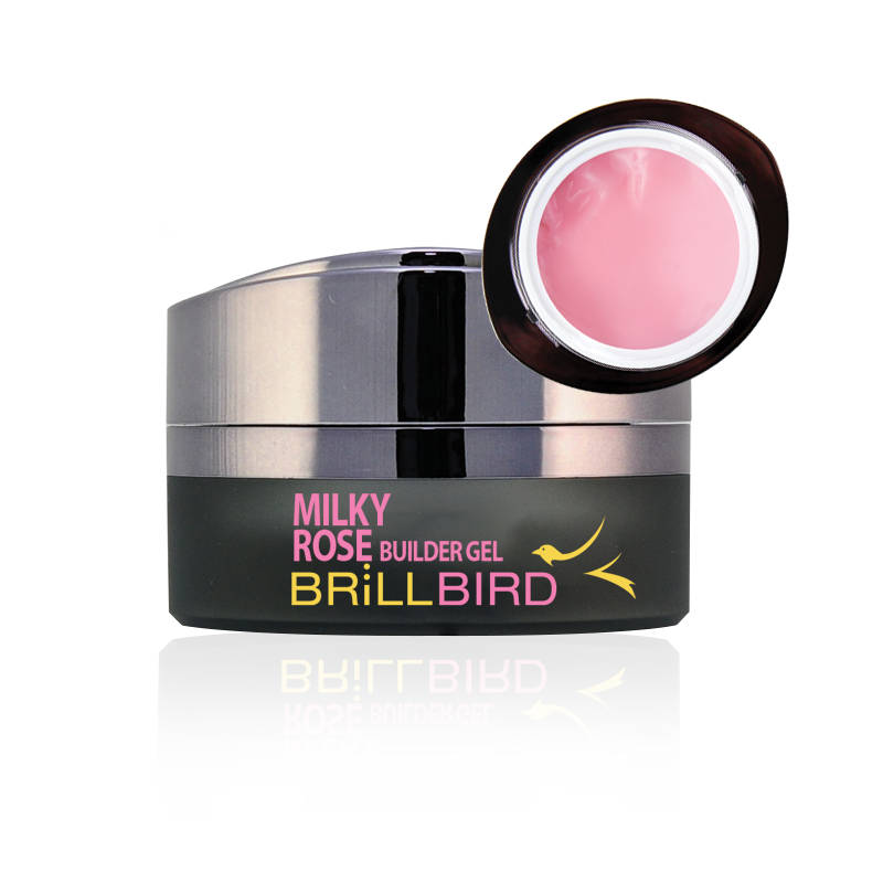 BrillBird - Milky Rose Builder Gel Műköröm Építő Zselé 5ml