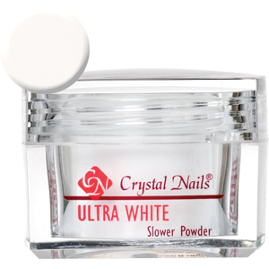 Crystal Nails - Slower Ultra White porcelán 25ml (17g)