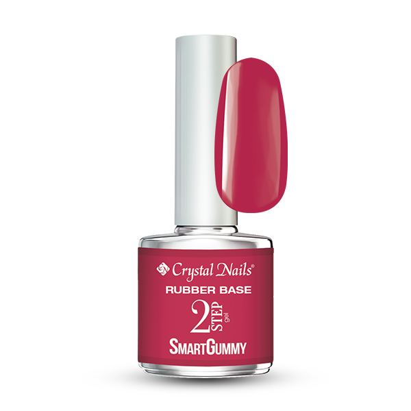 Crystal Nails - 2S SmartGummy Rubber base gel - Nr27 Viva Magenta 8ml