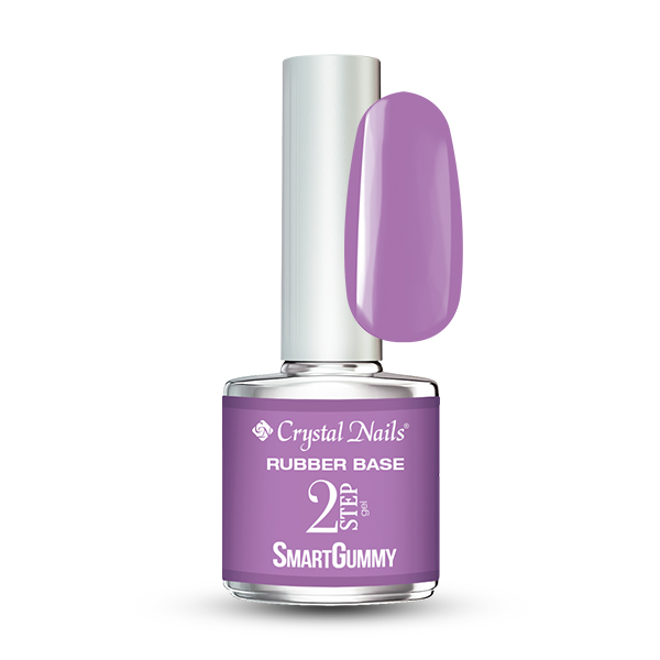 Crystal Nails - 2S SmartGummy Rubber base gel - Nr28 Amethyst 8ml