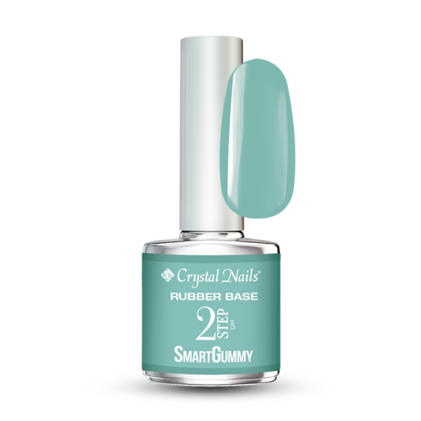 Crystal Nails - 2S SmartGummy Rubber base gel - Nr29 Blue Lagoon 8ml