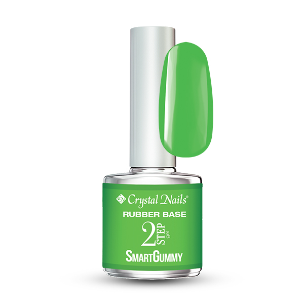 Crystal Nails - 2S SmartGummy Rubber base gel - Nr31 Lime Green 8ml