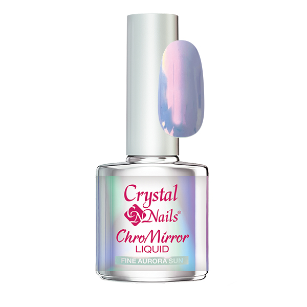 Crystal Nails - ChroMirror króm liquid 4ml - Fine Aurora Sun