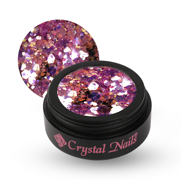 Crystal Nails - Mermaid Glitter 2 - Orchid