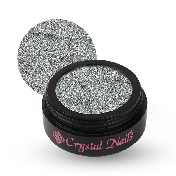 Crystal Nails - Flash glitters 5 - holo ezüst