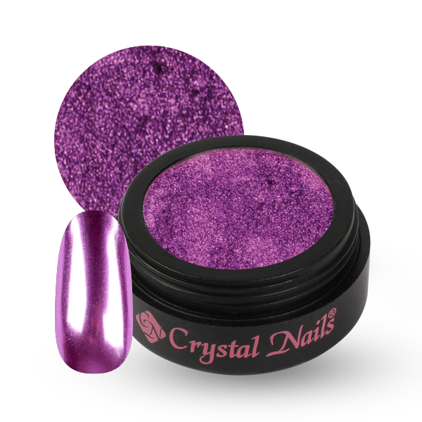 Crystal Nails - ChroMirror króm pigmentpor - Violet