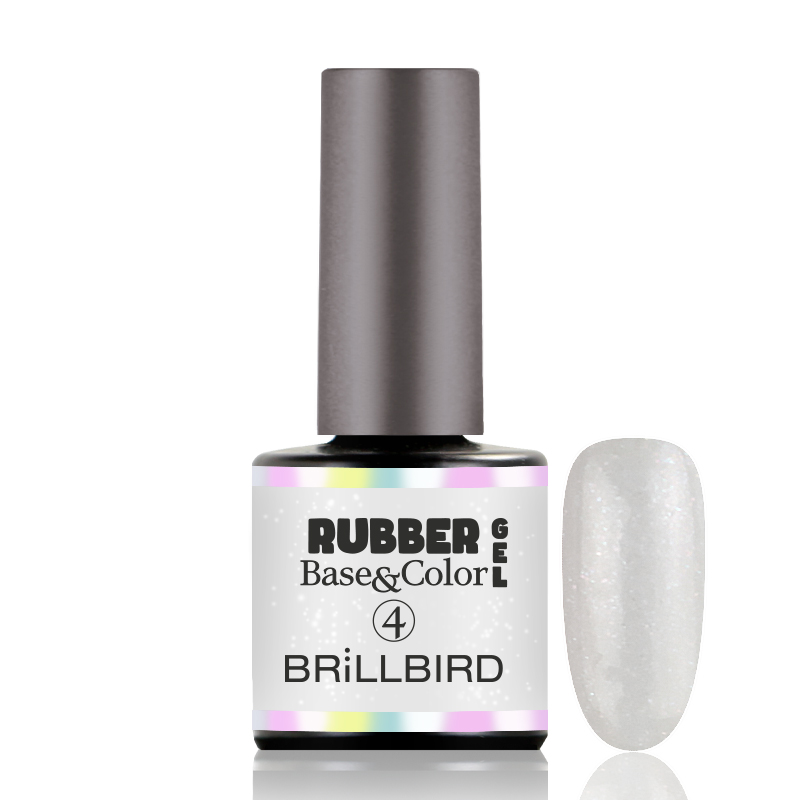 BrillBird - Rubber Gel Base&Color - 4 - 8ml
