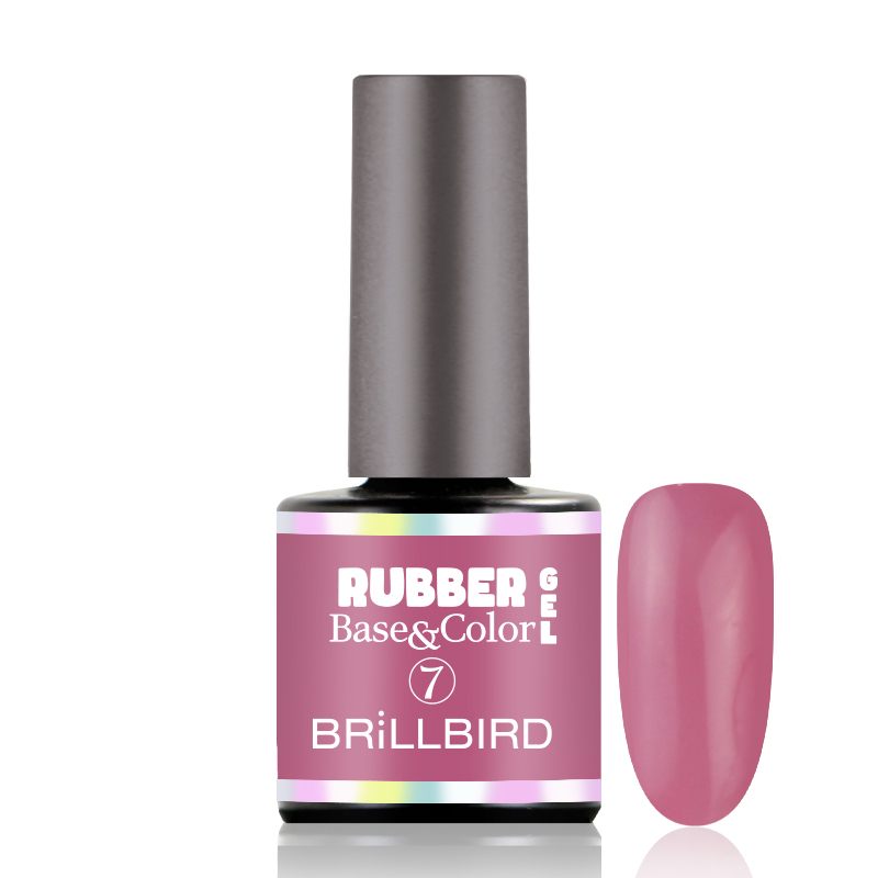 BrillBird - Rubber Gel Base&Color - 7 - 8ml