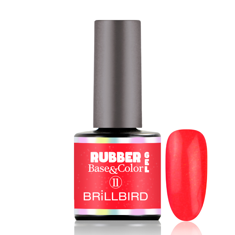 BrillBird - Rubber Gel Base&Color - 11 - 8ml