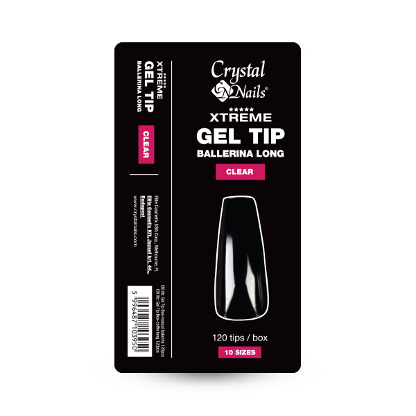 Crystal Nails - Gel Tip Box - hosszú balerina