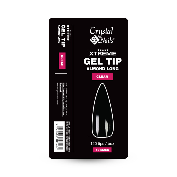 Crystal Nails - Gel Tip Box - hosszú mandula