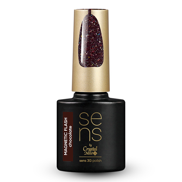 Sens by Crystal Nails - SENS 3G polish - Flash Magnetic chocolate 4ml