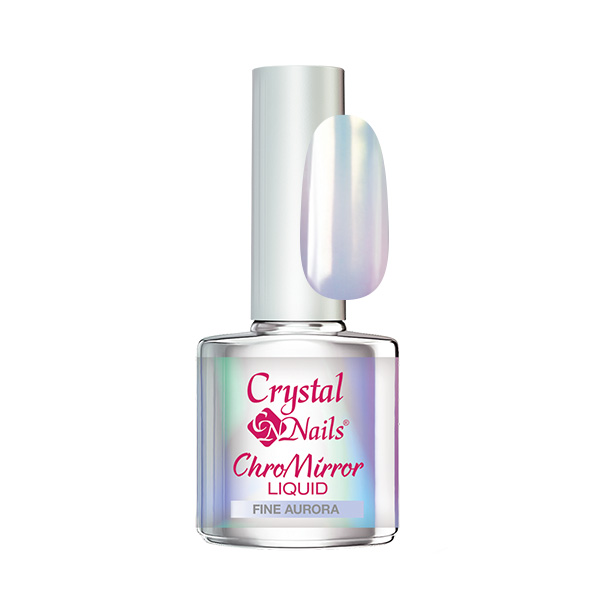 Crystal Nails - ChroMirror króm liquid 4ml - Fine Aurora