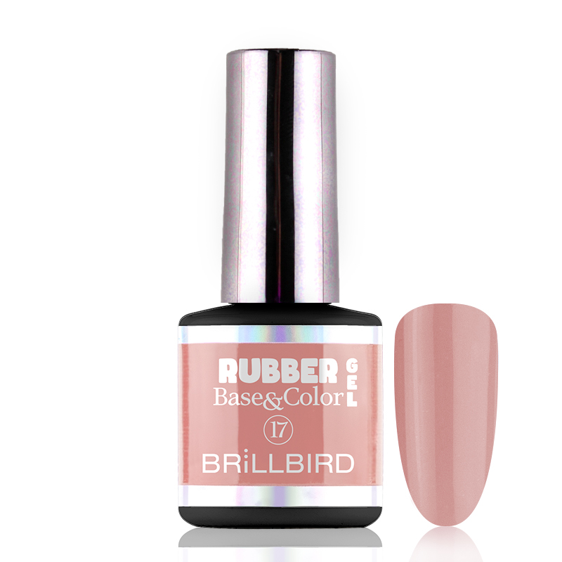 BrillBird - Rubber Gel Base&Color - 17 - 8ml