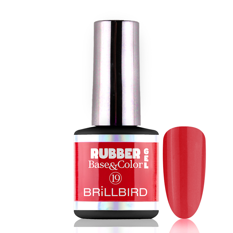 BrillBird - Rubber Gel Base&Color - 19 - 8ml