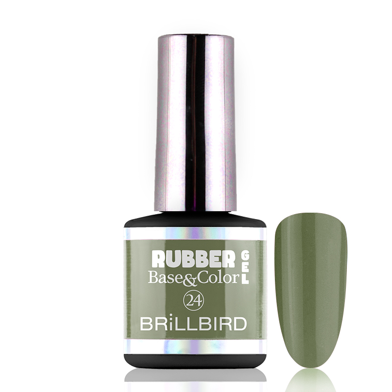 BrillBird - Rubber Gel Base&Color - 24 - 8ml