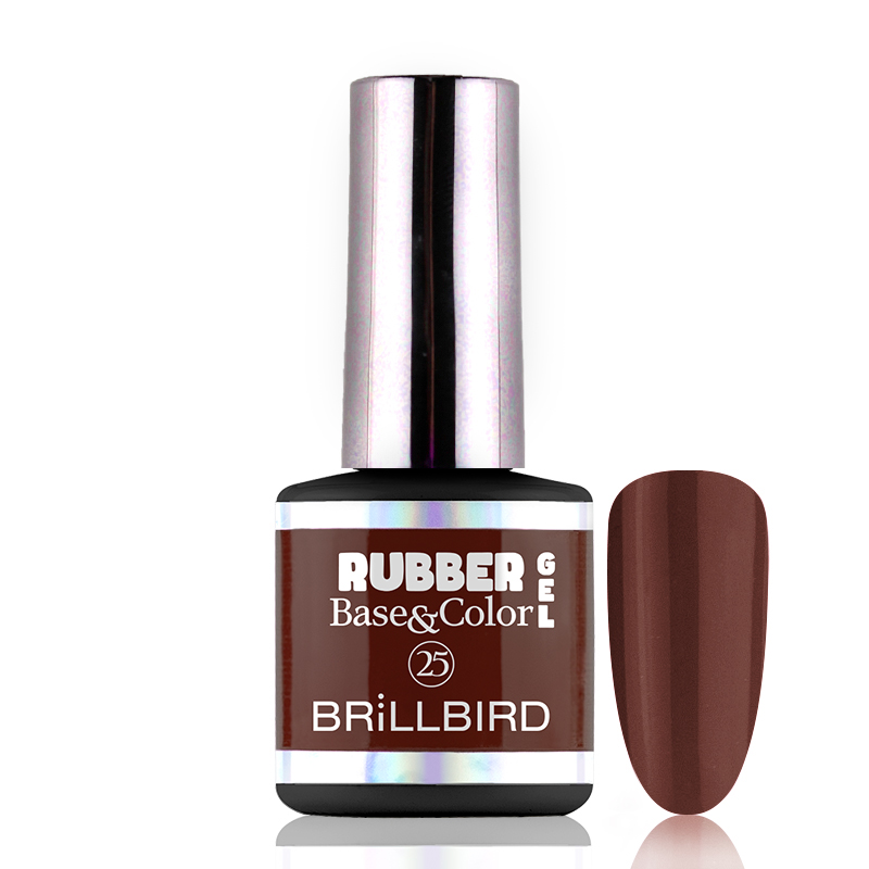 BrillBird - Rubber Gel Base&Color - 25 - 8ml