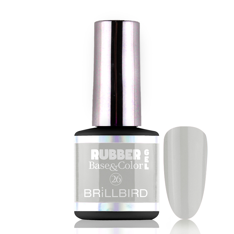 BrillBird - Rubber Gel Base&Color - 26 - 8ml
