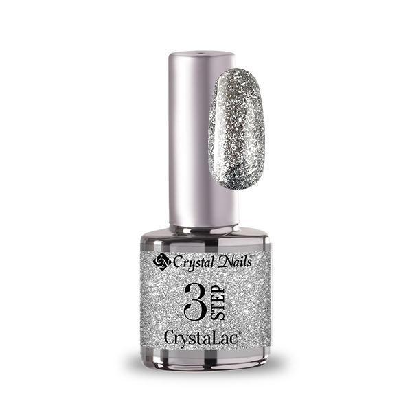 Crystal Nails - 3 STEP CrystaLac - 3S206 (4ml) - Full Platinum