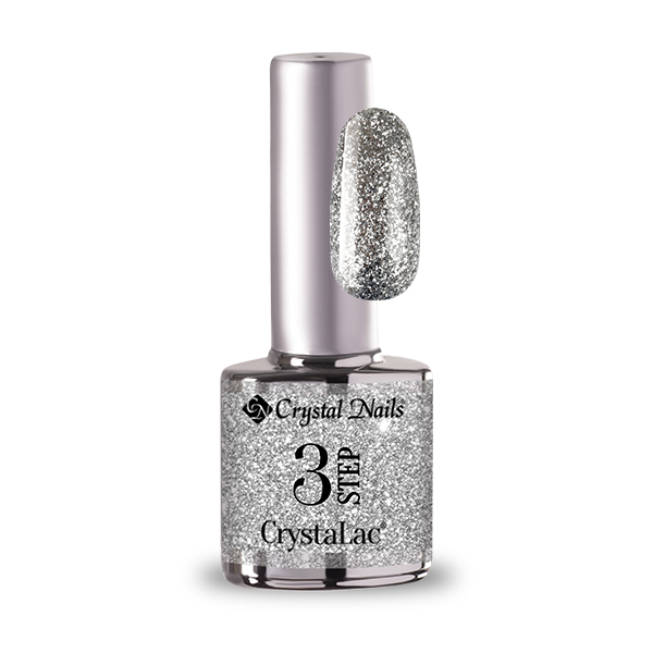 Crystal Nails - 3 STEP CrystaLac - 3S206 (8ml) - Full Platinum