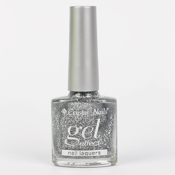 Crystal Nails - Gel Effect körömlakk 41 - Glitter silver 10ml